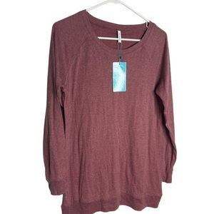 Popyoung Women's Maroon Top